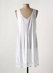 Jupon /Fond de robe blanc MARJOLAINE pour femme seconde vue