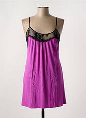 Nuisette/combinette rose MARJOLAINE pour femme seconde vue
