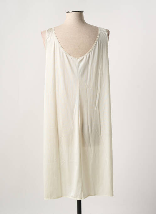 Jupon /Fond de robe beige MARJOLAINE pour femme