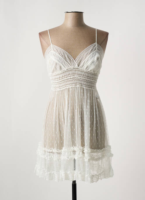 Nuisette/combinette blanc MARJOLAINE pour femme