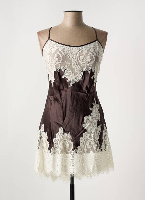 Nuisette/combinette marron MARJOLAINE pour femme