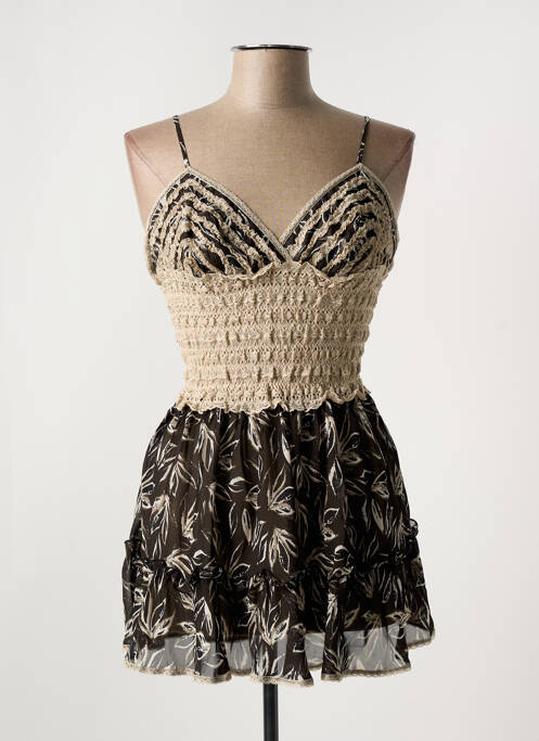 Nuisette/combinette marron MARJOLAINE pour femme