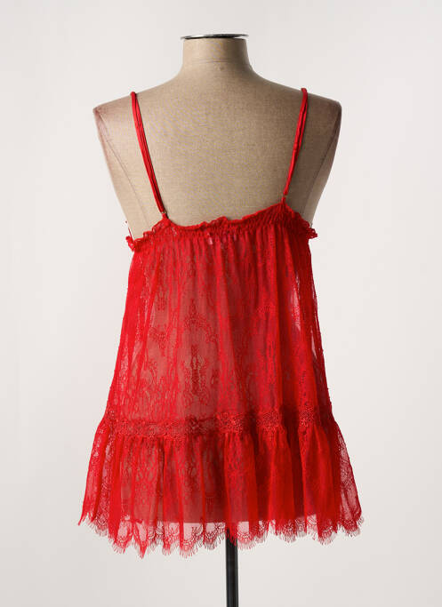 Nuisette/combinette rouge MARJOLAINE pour femme
