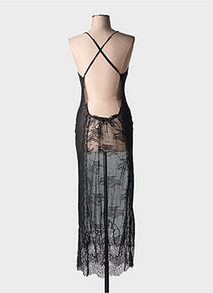 Nuisette/combinette légère et transparente noir MARJOLAINE femme