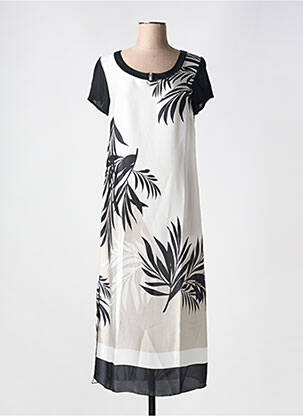 Chemise de nuit imprimé fleurs blanc REGENCE femme