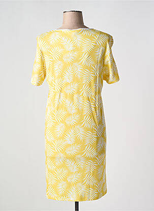 Chemise de nuit manches courtes jaune RÖSCH femme