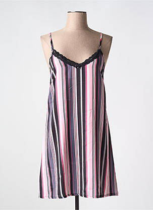 Nuisette/combinette col v rose MASSANA femme