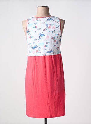 Chemise de nuit col v blanc MASSANA femme