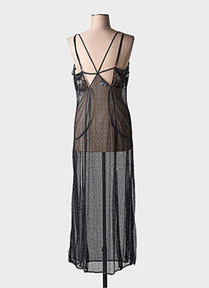Nuisette/combinette légère et transparente noir MARJOLAINE femme