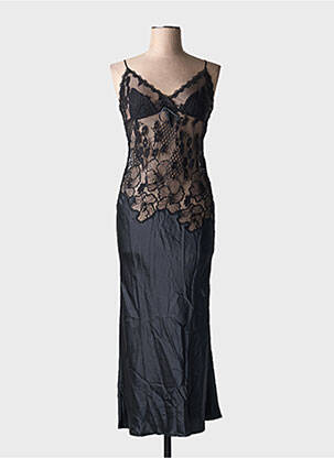 Nuisette/combinette légère et transparente noir MARJOLAINE femme