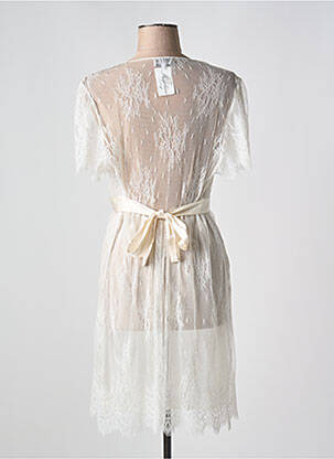 Nuisette/combinette légère et transparente blanc MARJOLAINE femme