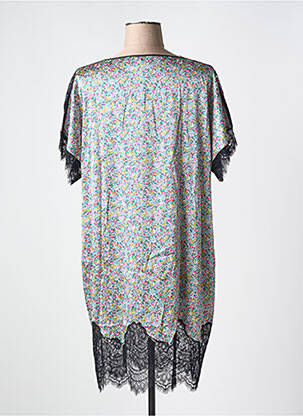 Chemise de nuit imprimé fleurs noir MARJOLAINE femme