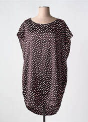 Chemise de nuit marron MARJOLAINE pour femme seconde vue