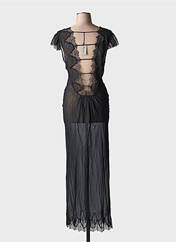 Déshabillé noir MARJOLAINE pour femme seconde vue