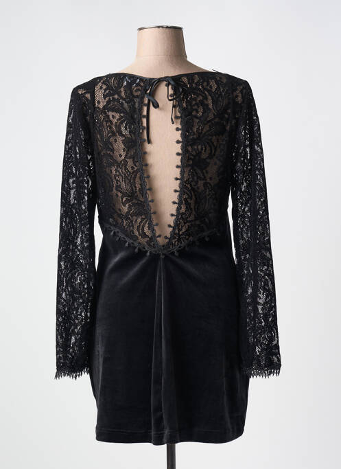 Nuisette/combinette col v noir MARJOLAINE femme