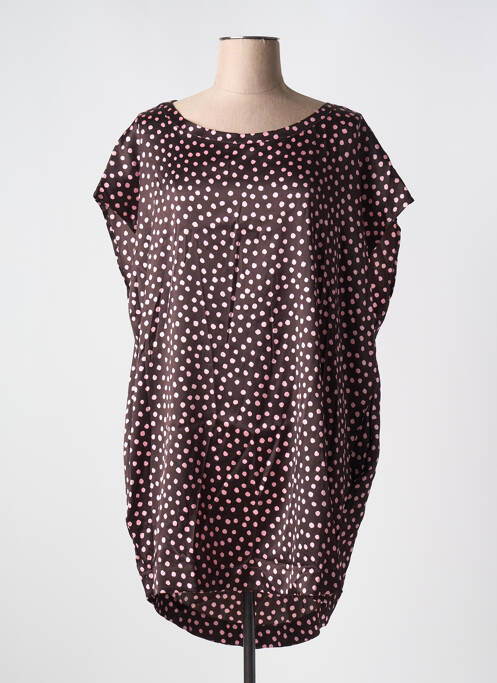 Chemise de nuit marron MARJOLAINE pour femme