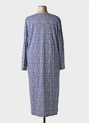 Chemise de nuit manches longues bleu REGENCE femme