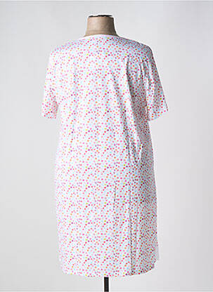 Chemise de nuit imprimé fantaisie blanc REGENCE femme
