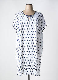 Chemise de nuit imprimé fantaisie blanc REGENCE femme
