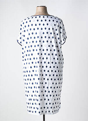 Chemise de nuit imprimé fantaisie blanc REGENCE femme