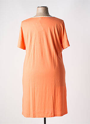 Chemise de nuit fermeture boutonnée sur le devant orange REGENCE femme