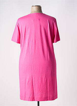 Chemise de nuit fermeture boutonnée sur le devant rose REGENCE femme