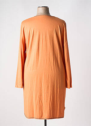Chemise de nuit manches longues orange REGENCE femme