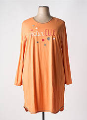 Chemise de nuit orange REGENCE pour femme seconde vue