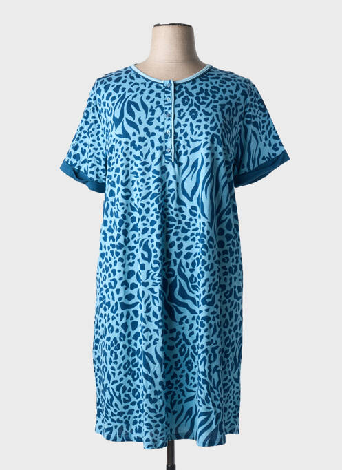 Chemise de nuit bleu MASSANA pour femme