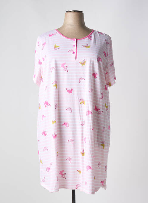 Chemise de nuit rose REGENCE pour femme
