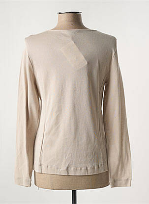 Veste casual col rond beige OSCALITO femme