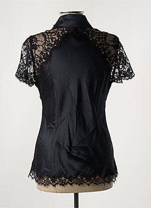 Top/caraco tissage satiné noir MARJOLAINE femme