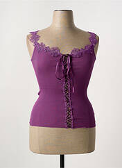 Débardeur violet OSCALITO pour femme seconde vue