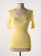 T-shirt jaune OSCALITO pour femme seconde vue
