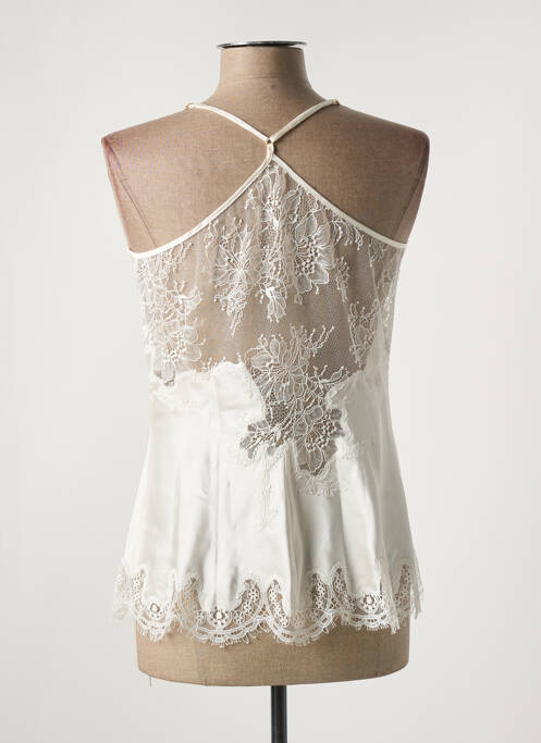 Top/Caraco blanc MARJOLAINE pour femme