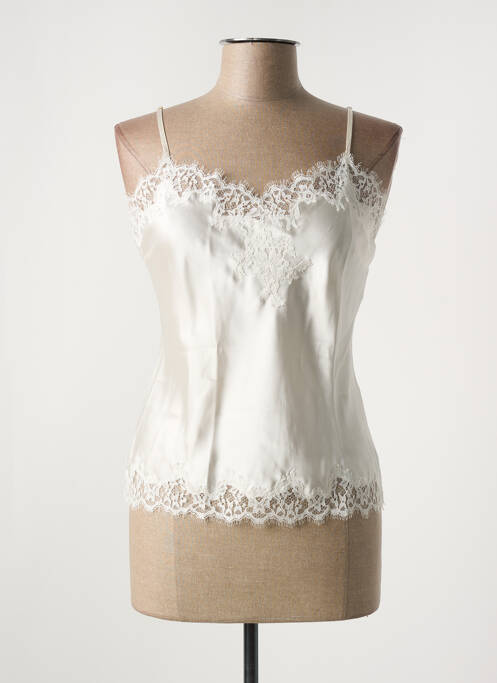 Top/Caraco blanc MARJOLAINE pour femme