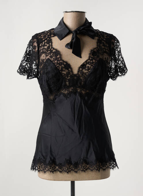 Top/Caraco noir MARJOLAINE pour femme