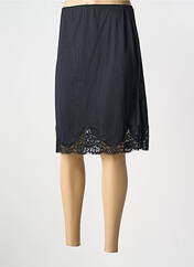 Jupon /Fond de robe noir MERYL pour femme seconde vue