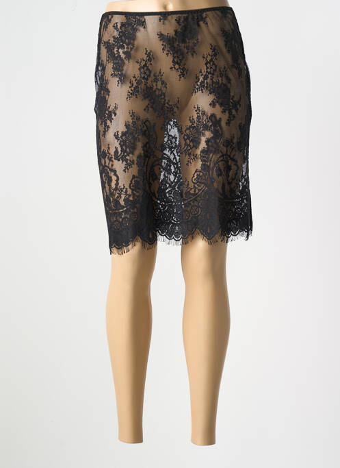 Jupe courte noir MARJOLAINE pour femme