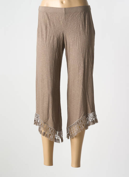 Pantacourt beige OSCALITO pour femme