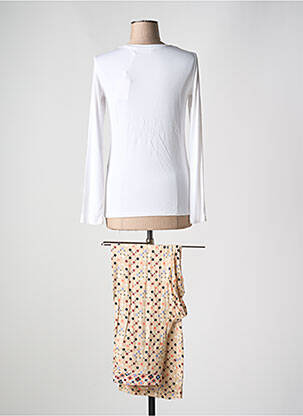 Pyjama tissage jersey beige TWIN-SET SIMONA BARBIERI femme