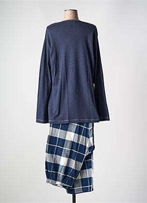 Pyjama tissage jersey bleu MASSANA femme