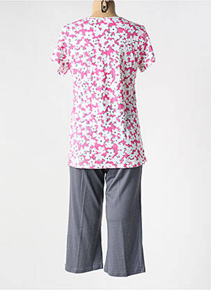 Pyjama tissage jersey rose CANAT femme