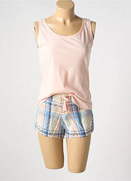 Pyjama tissage jersey rose MASSANA femme