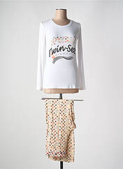 Pyjama beige TWIN-SET SIMONA BARBIERI pour femme seconde vue