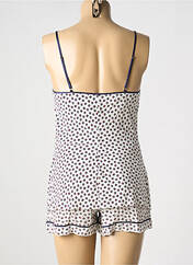 Pyjama bleu MARJOLAINE pour femme seconde vue