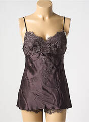 Pyjama gris MARJOLAINE pour femme seconde vue