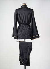 Pyjama noir MARJOLAINE pour femme seconde vue