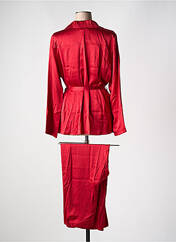 Pyjama rouge MARJOLAINE pour femme seconde vue