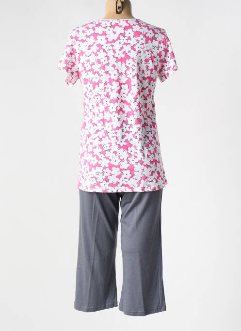 Pyjama manches courtes rose CANAT femme